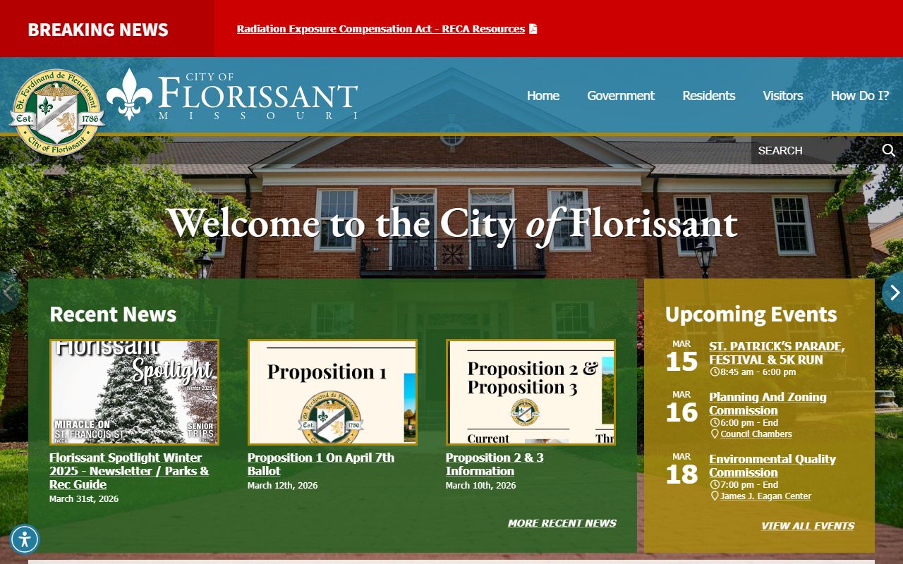 City of Florissant police and booking release information