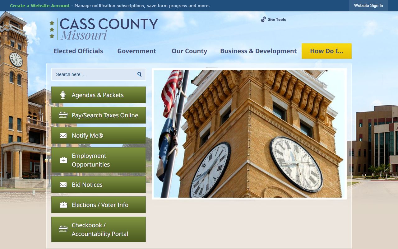 Cass County Sheriff portal for booking releases and county services